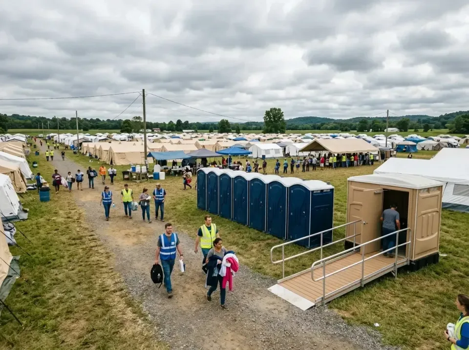 disaster-relief-camp-restrooms-010 — frequently asked questions, Dumpster & Portable Bathrooms Rental in South Riding, VA